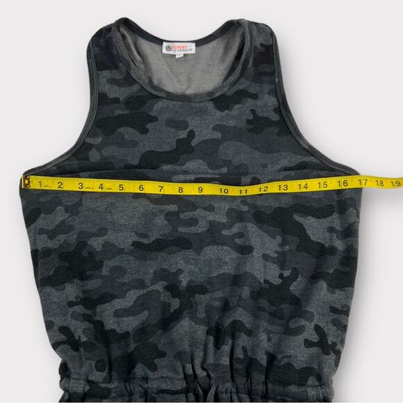 Sundry for Evereve Camo Tie-Waist Racerback Tank Dress Size 1/Small - Picture 3 of 6